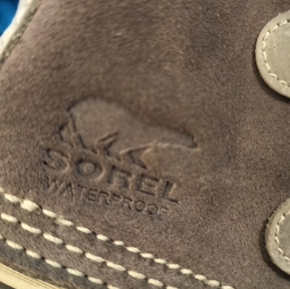 EUC Sorel waterproof boots grey size 6.5 as is - Picture 10 of 11